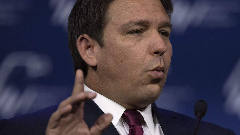 Ron DeSantis explaining