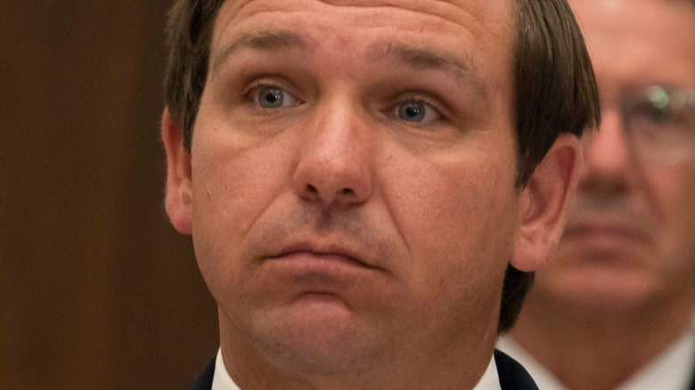 Ron DeSantis speaking in 2019