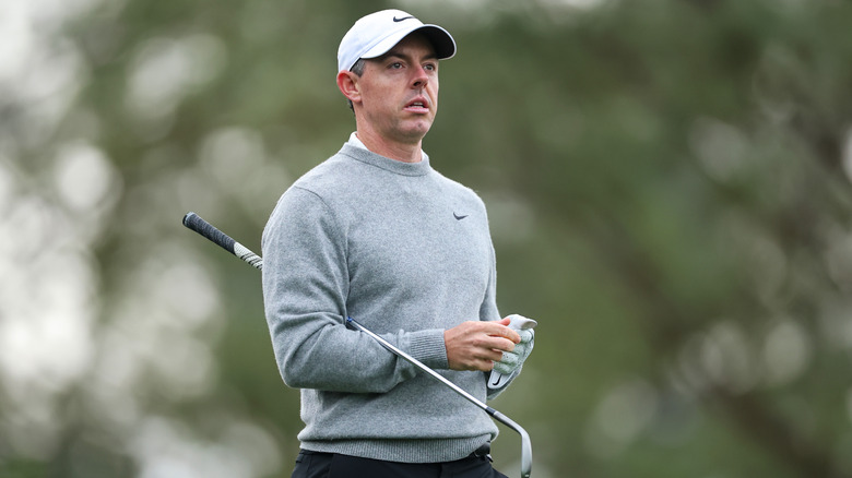 Rory McIlroy on the golf course