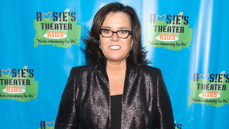 Rosie O'Donnell poses at Rosie's Theater Kids event