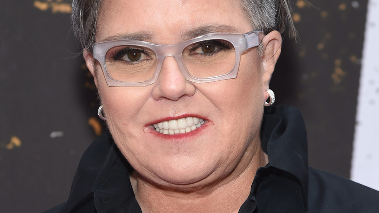 Rosie O'Donnell smiling