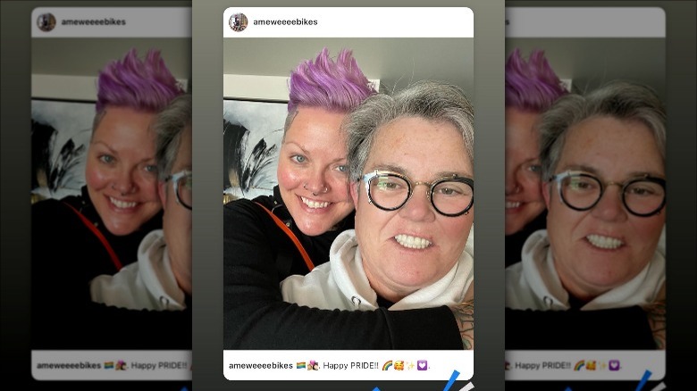 Rosie O'Donnell selfie with girlfriend