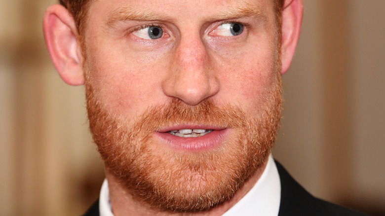 Prince Harry side eye