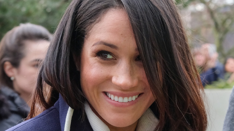 Meghan Markle smiling