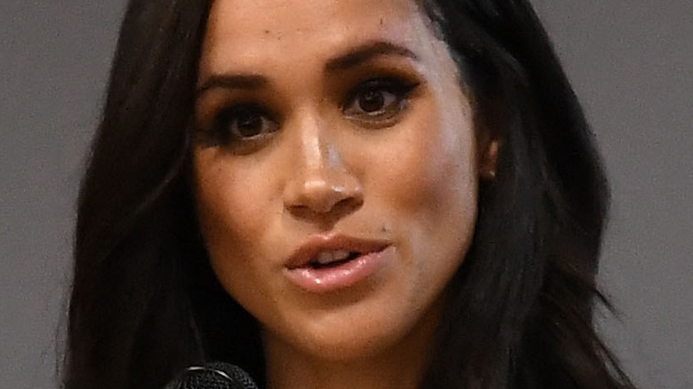 Meghan Markle speaking at event 