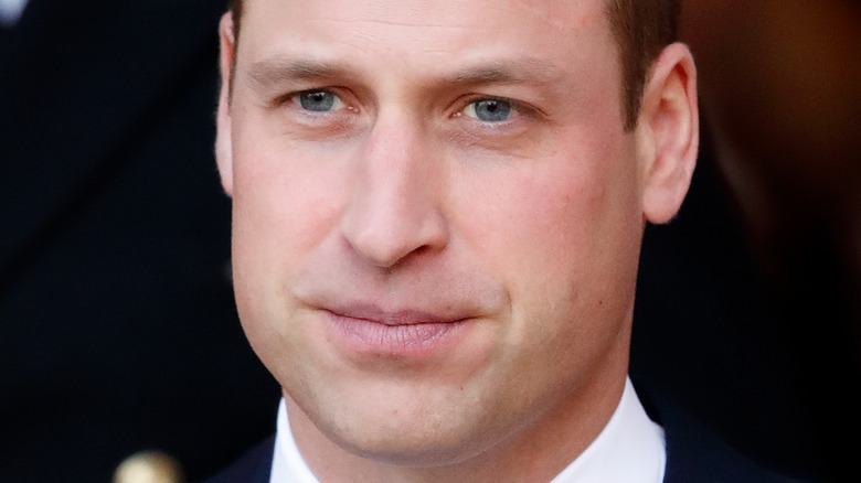 Prince William looks concerned