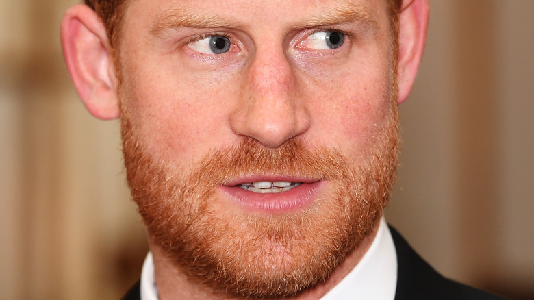 Prince Harry side eye