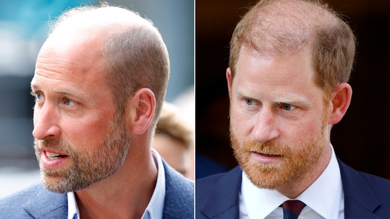 Prince William looking to the side