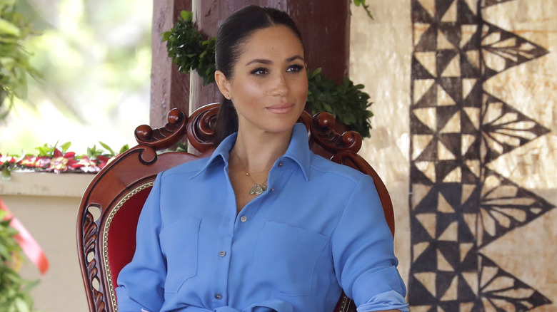 Meghan Markle blue dress