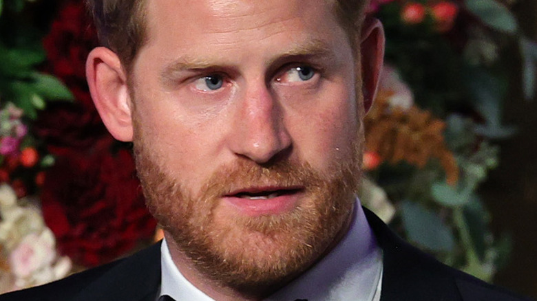 Prince Harry talking