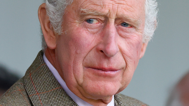 King Charles III at an event