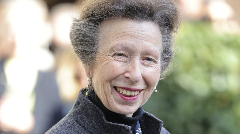 Princess Anne smiling 