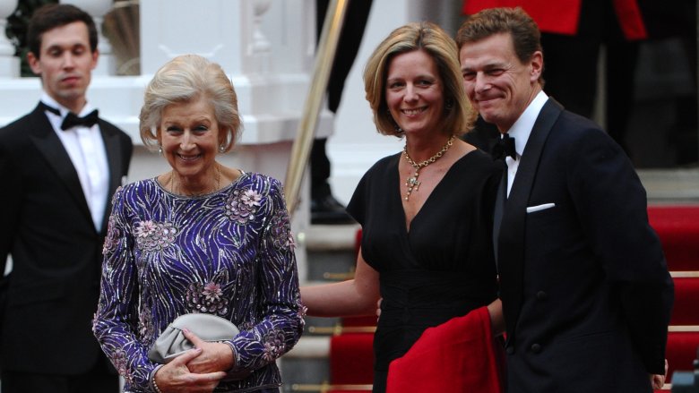 Lady Olgivy, Marina and James Ogilvy