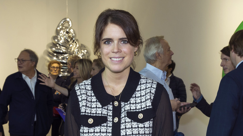 Princess Eugenie in art gallery