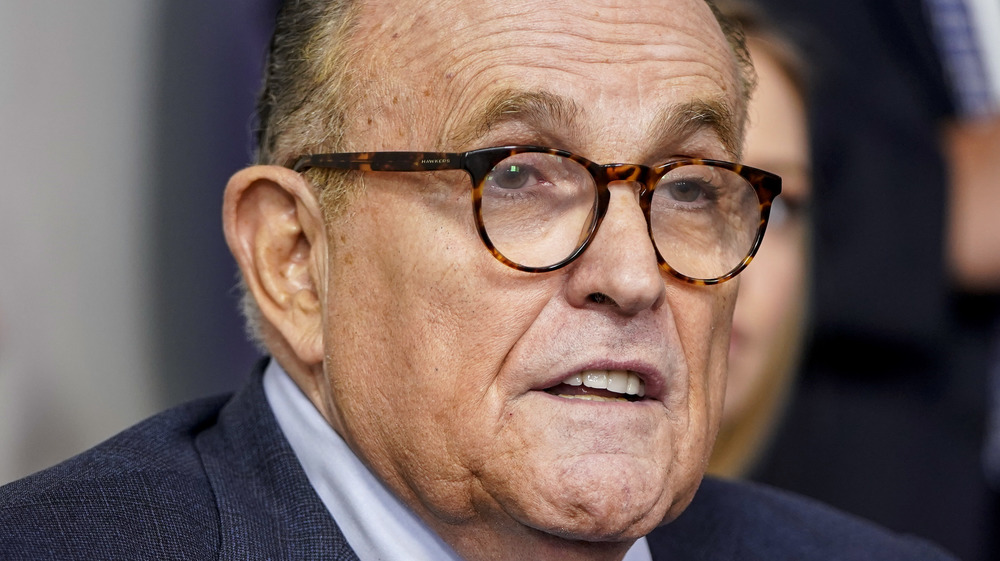 Rudy Giuliani in glasses