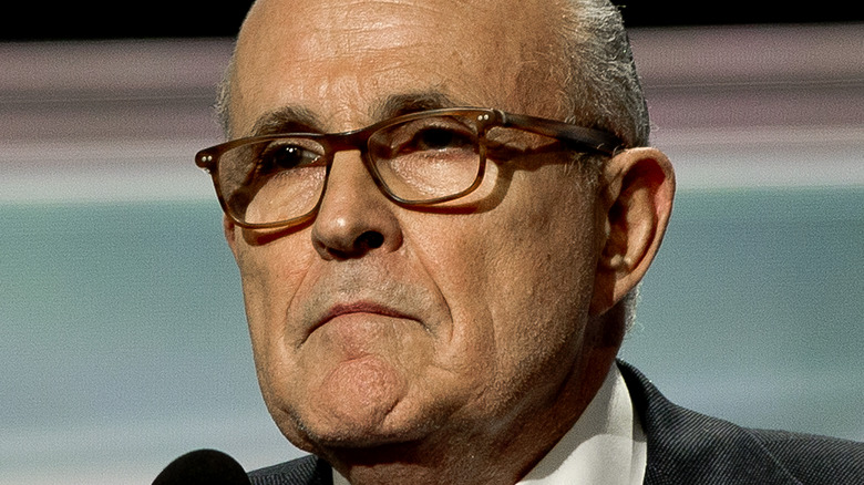 Rudy Giuliani wearing glasses