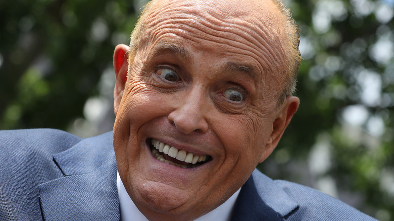 Rudy Giuliani smiling big