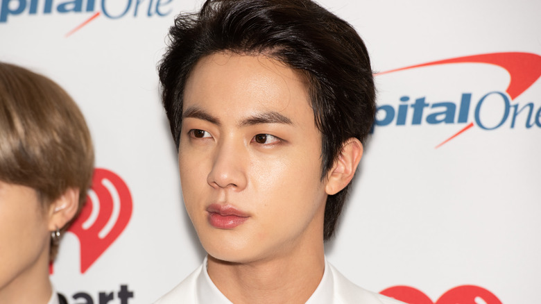 BTS Jin with black hair