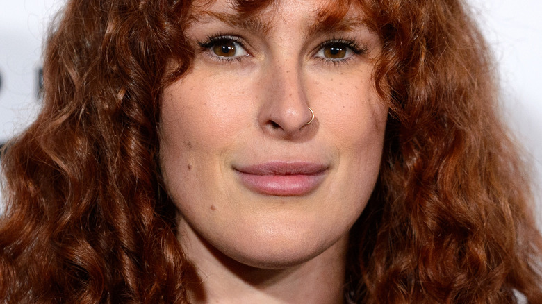 Rumer Willis wears a nose ring