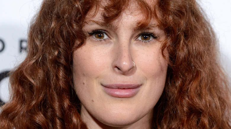 Rumer Willis with curly hair