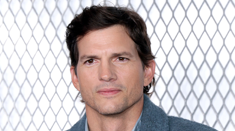 Closeup of Ashton Kutcher