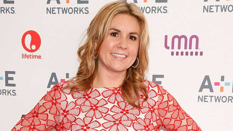 Brandi Passante on a 2012 red carpet at an A&E event