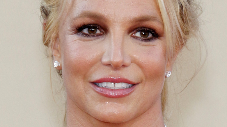 Britney Spears smiling closeup