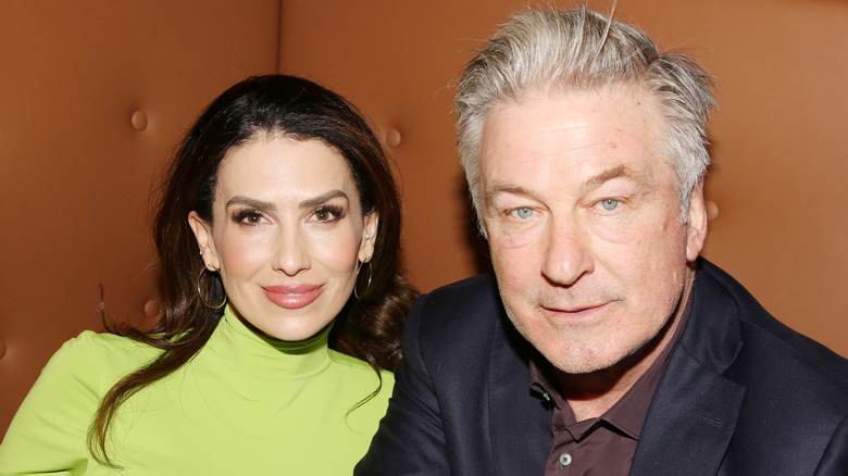 Alec and Hilaria Baldwin pose in March 2025