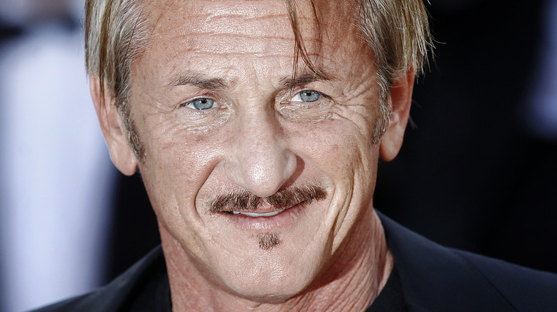 Sean Penn attending 'The Last Face' premiere