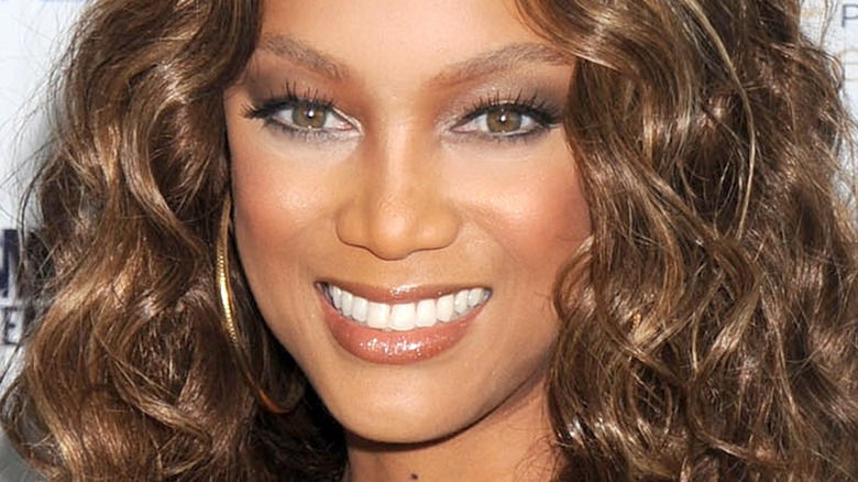 Tyra Banks smiling