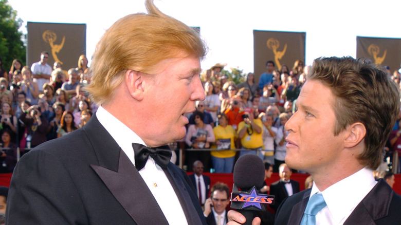 Donald Trump speaking to Billy Bush of Access Hollywood