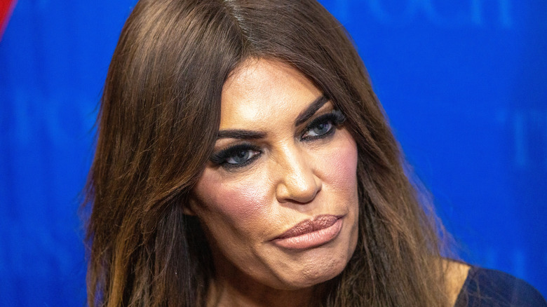 Kimberly Guilfoyle heavy makeup eyelashes