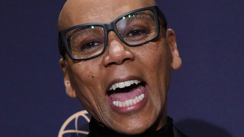 RuPaul laughing