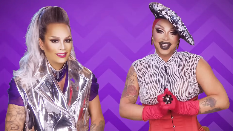 Raja and Raven on "Fashion Photo RuView"