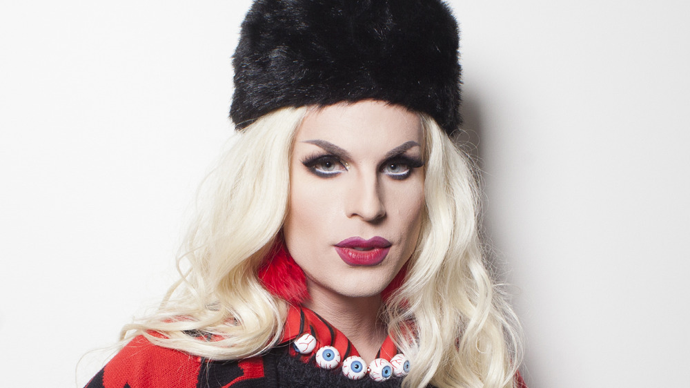 Katya posing