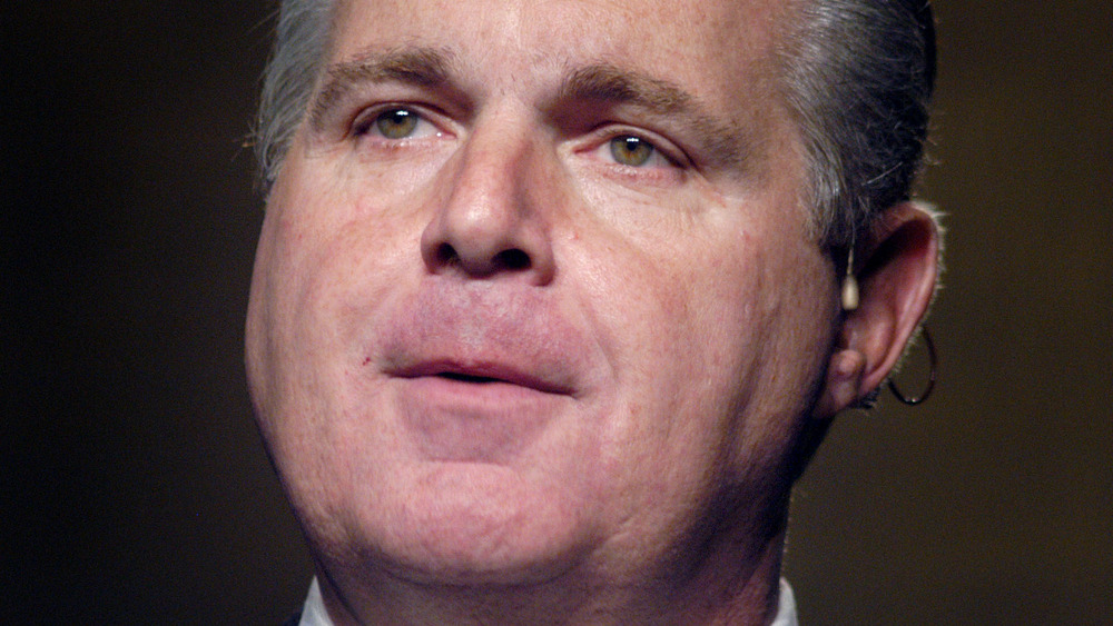 Rush Limbaugh speaking at an event in 2003