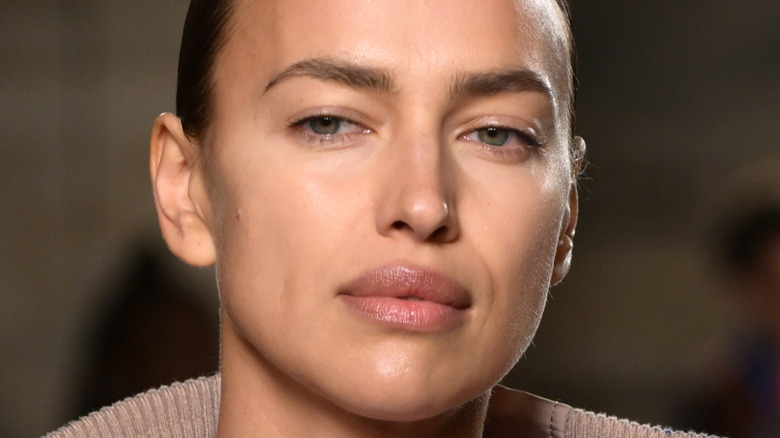 Irina Shayk on the runway