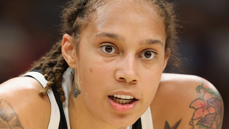 Brittney Griner #42 of the Phoenix Mercury