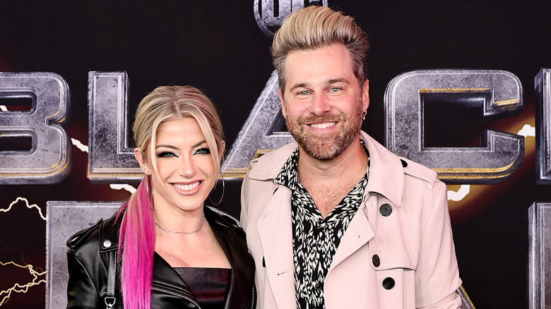 Alexa Bliss and Ryan Cabrera red carpet