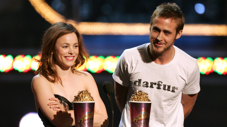 Ryan Gosling Rachel McAdams smiling