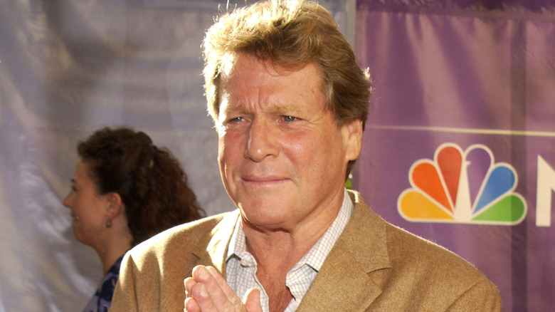Ryan O'Neal pursed lips