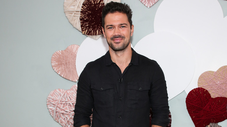 Ryan Paevey in a black shirt