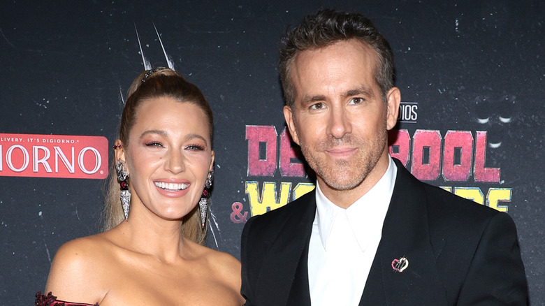 Blake Lively and Ryan Reynolds pose together