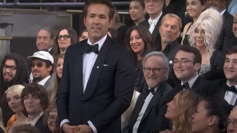 Ryan Reynolds joking on SNL50