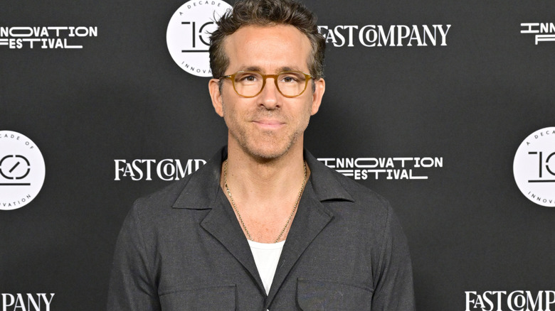 Ryan Reynolds wearing glasses