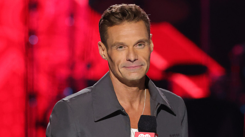 Ryan Seacrest with a serious face