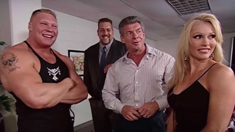 Sable and Brock Lesnar on WWE