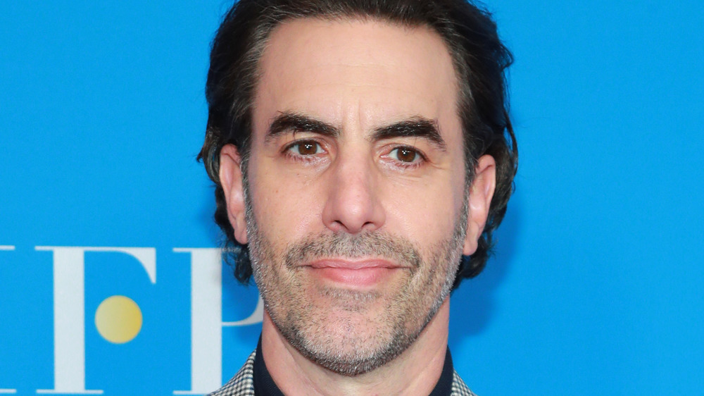 Sacha Baron Cohen poses at a 2019 event