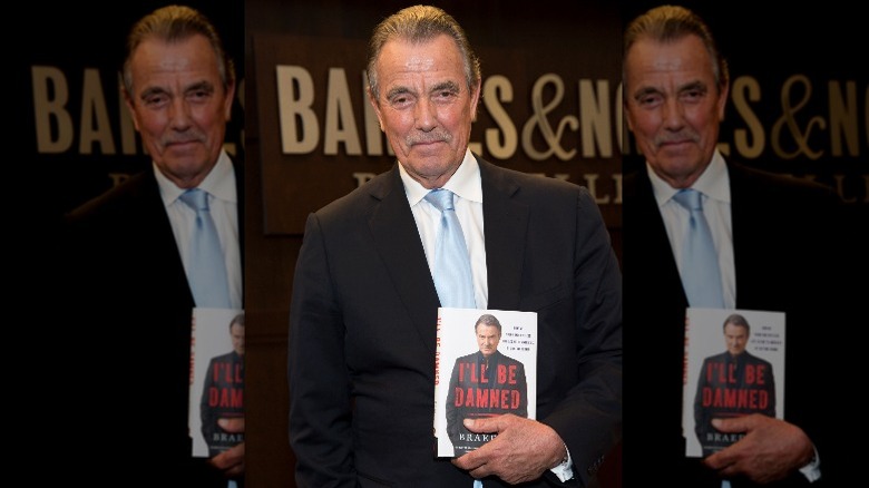 Eric Braeden posing with his memoir