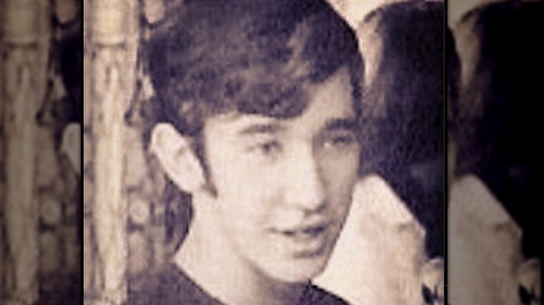 Tim Allen as a teenager with short hair